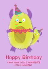 Nanny Monster Birthday Card created by Get The Party Crafted