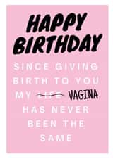 Cheeky Birthday Card from a naughty Mum 1001 created by Bitch, please...
