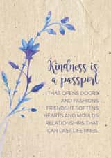 Kindness is a passport  created by Stefan Rayner