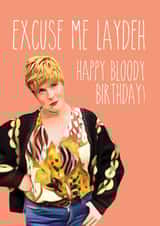 Excuse Me Laydeh created by Pop Culture Cards