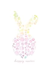 Easter bunny polkadots created by Freya Muir-Johns
