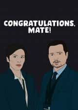 Line of Duty Congratulations Card created by Pink + Pip
