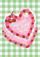 She Put a Ring On It! - Engagement Card created by The Stylist Illustrates