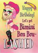 Bimini Bon Boulash Birthday card created by Miss Fleur Tashus