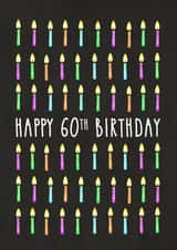 60th Birthday Candles created by All The Best