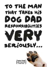 For the serious Dog dad in your life created by Claresitsdogs