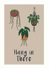 Hang In There Thinking of you card created by Annabel Draws