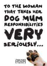 A serious card for a serious dog mom! created by Claresitsdogs