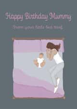 Little Bed Thief, Birthday Card for Mummy created by Urban Collie