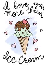 I love you card created by Fantastical Fun Shop