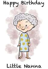 Little Nanna Birthday Card created by Ann Williams Art