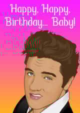 Happy Birthday Elvis card created by Liam Harris