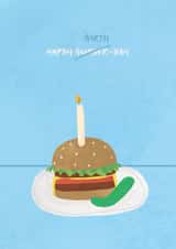 Happy (Burger) Birthday 1001 created by Eliza Grace Studio