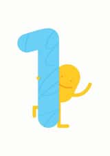 1st Birthday Card  created by Hello Squid