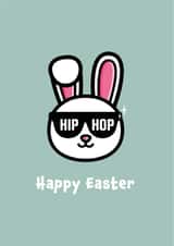 Hip Hop Bunny Easter Card created by Yay Days