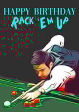 Snooker Fan Birthday Card created by Amy George