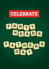 Farty Heads Fathers Day created by Louise Chorley