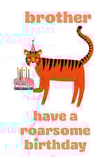 Brother Have a Roarsome Birthday created by tea please
