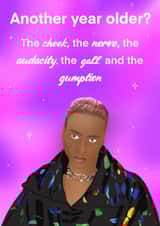 Drag Race Star Tayce Birthday Card created by Sarah Stephenson