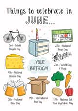 June Birthday Card created by Creaternet