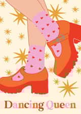 Dancing Queen Birthday Card created by Emmy Lupin Studio 