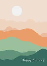 Sunrise Birthday card created by Gigi Rosado