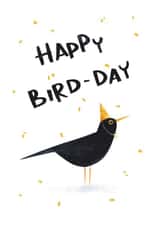Cute bird birthday card created by Vavosha