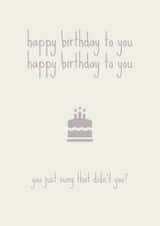 Happy Birthday To You Song created by Make Cards Great Again