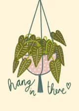 Hang in there positive encouragement card created by Design by Gracie