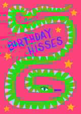 Birthday Snake hisses created by The Blue Castle Co