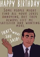 The Office Birthday Card created by MitchDesign