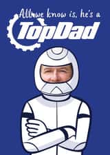 Personalised Father's Day Photo Card created by This is Awesome - TopGear TopDad Father's Day card