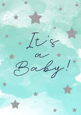 It's a Baby! New Baby card created by Uzma Faheem