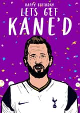 Harry Kane Football Birthday Card created by MitchDesign