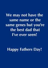 Heartfelt Step dad Father's Day card created by Fee Fee