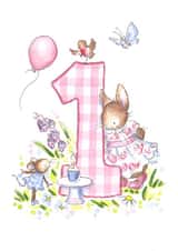 1st Birthday Bunny and Mouse created by Kate Garrett