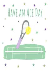 Ace Birthday tennis card created by Missycards