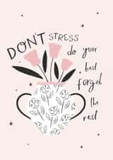 Do Your Best Good Luck Card created by Duchess Plum