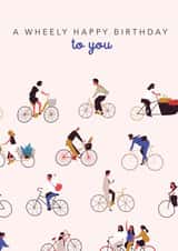 Birthday card for a bike lover created by Kwirk Cards