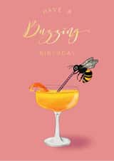 Have A Buzzing Birthday Cocktail created by Faye Burtenshaw