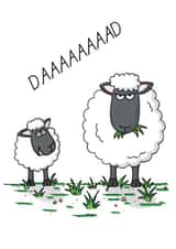 Daaaaaaad Fathers Day Card created by Capybara Chris