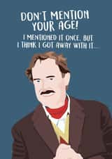 Basil Fawlty Birthday Card created by Paper Plane
