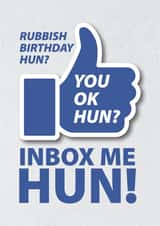 FACEBOOK BIRTHDAY CARD created by Glen Stone