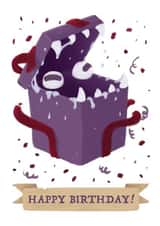 Dungeons and Dragons Birthday Card created by Roll To Hit Workshop