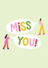 Friendship Miss You Card created by Jacqui Lee