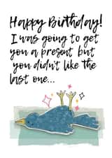 Happy Birthday from the cat created by Charlotte Pow