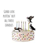 Candle Puffin' Birthday Card created by Designs by Stace