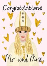 Moira Rose Schitts Creek Wedding Card created by Faye Finney