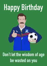 Happy Birthday Ted Lasso card created by StuArt