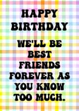 Happy Birthday Best Friend Forever created by @sophie robbens